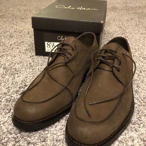 Cole Haan Chamois Waterproof Oxfords Brown